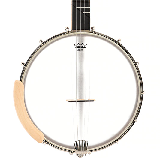 Front of Gold Tone HM-100 High Moon 12in Openback Banjo & Case, Shopworn