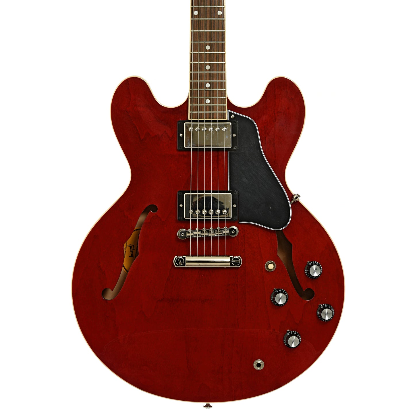 Front of Gibson ES-335 Hollowbody Electric Guitar