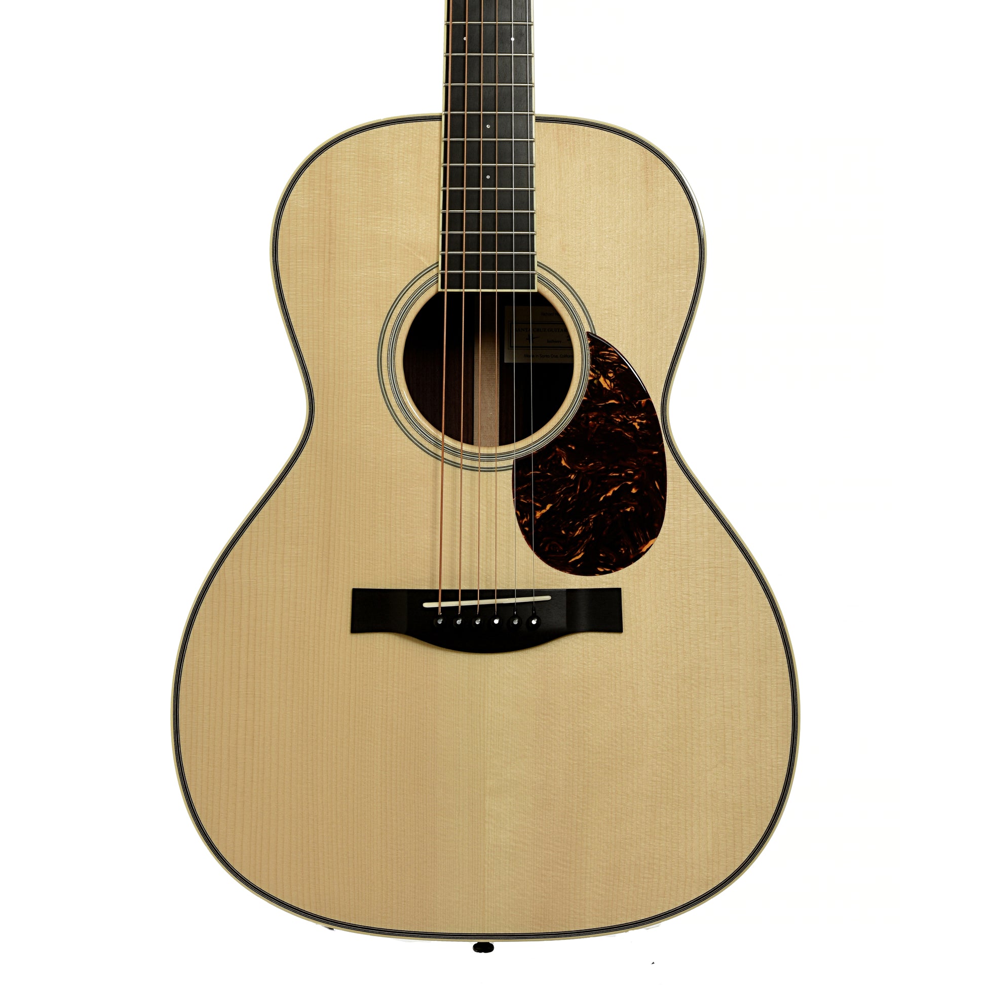 Front of Santa Cruz Custom H Model Acoustic Guitar
