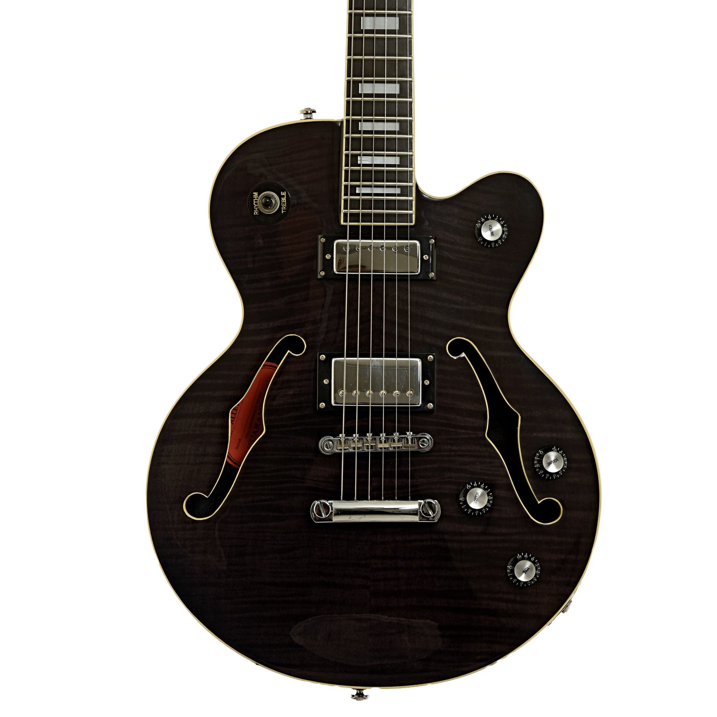 Front of Epiphone Alleykat Hollowbody Electric Guitar