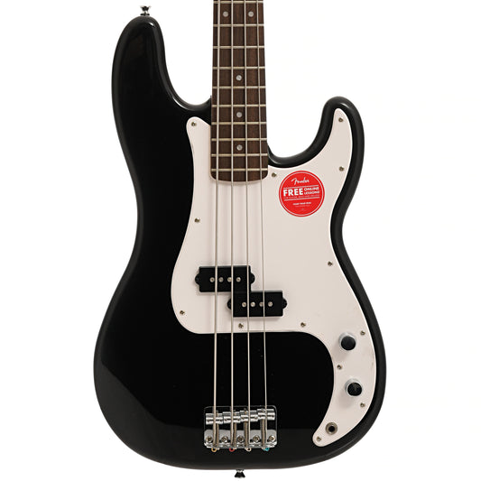 Front of Squier Sonic Precision Bass, Black