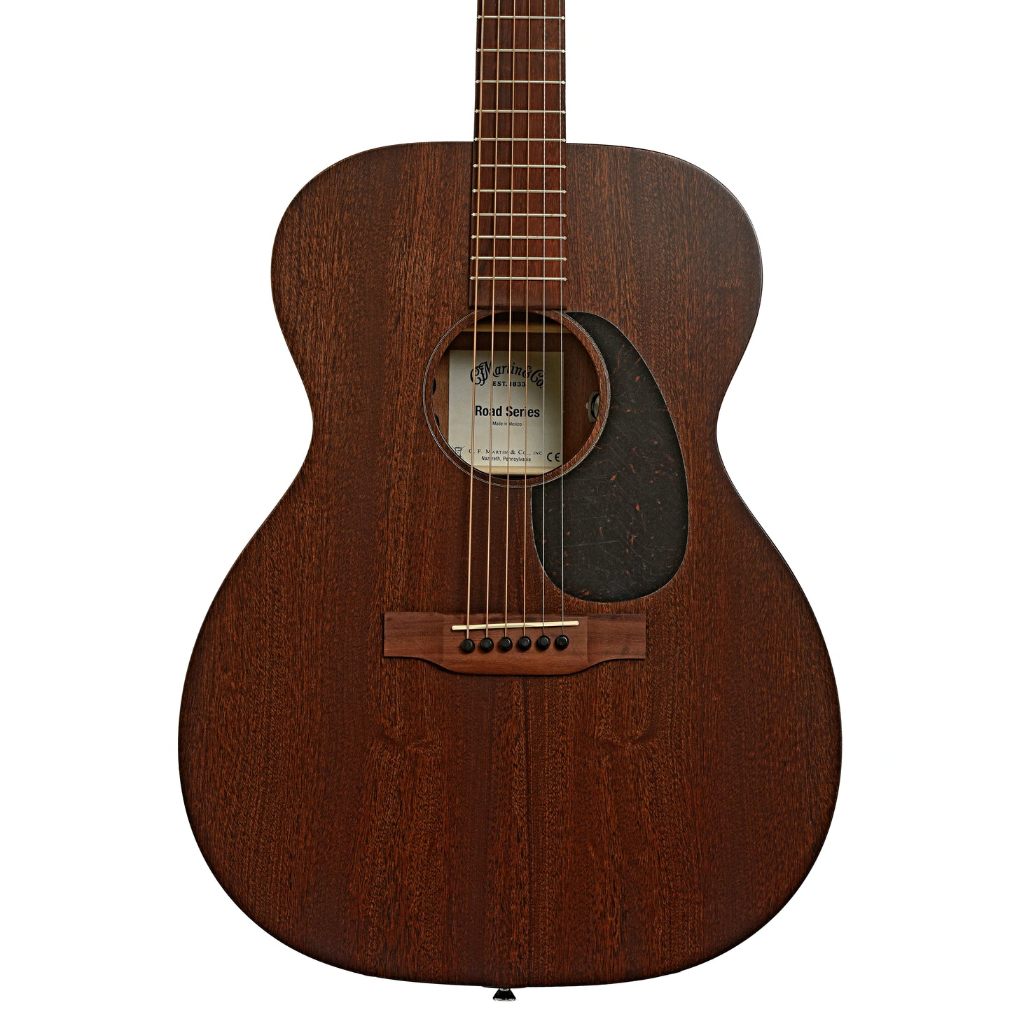 Front of Martin 000-10E Retro Sapele Guitar