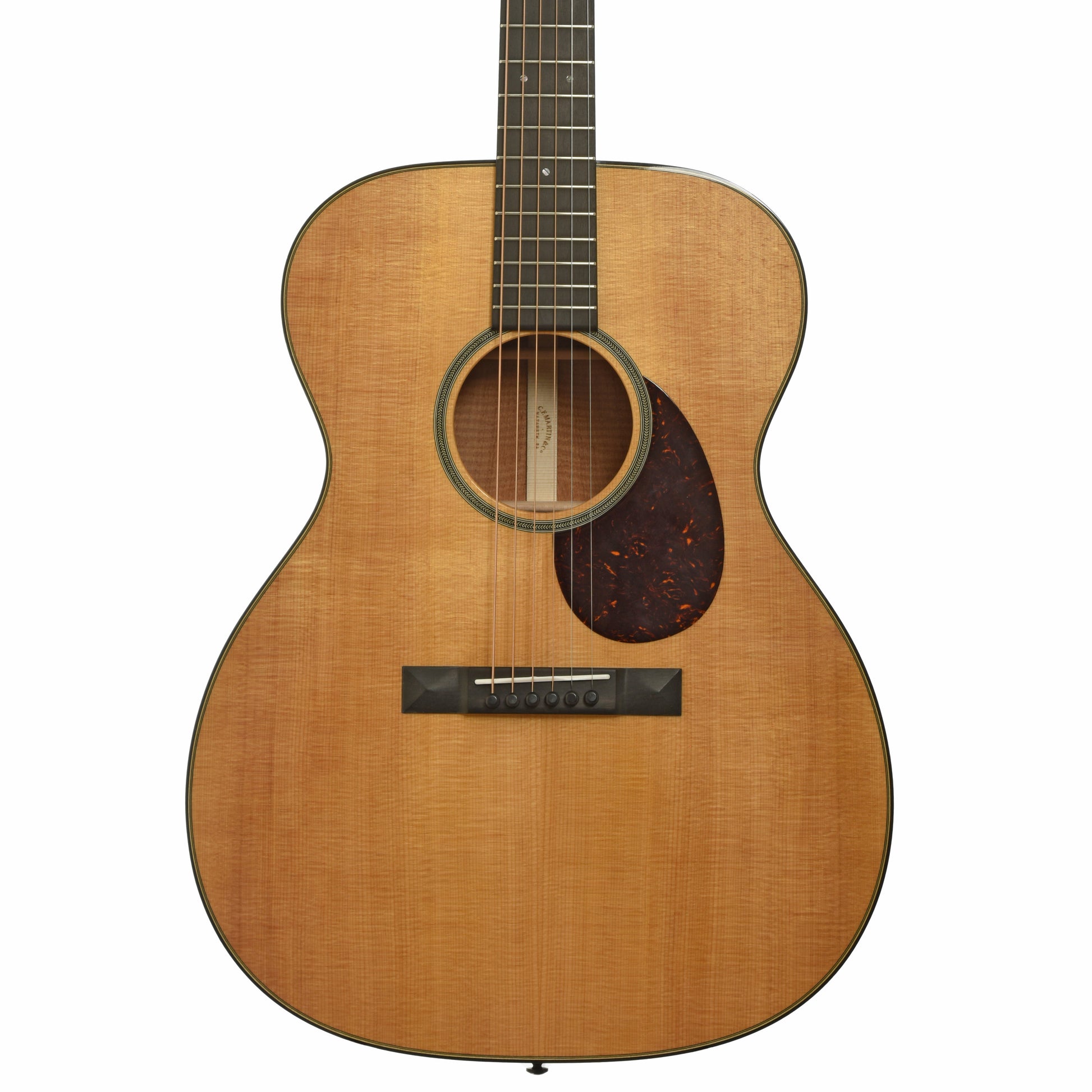 Front of Martin 000 Custom Shop Elderly Sales Staff Select Acoustic Guitar