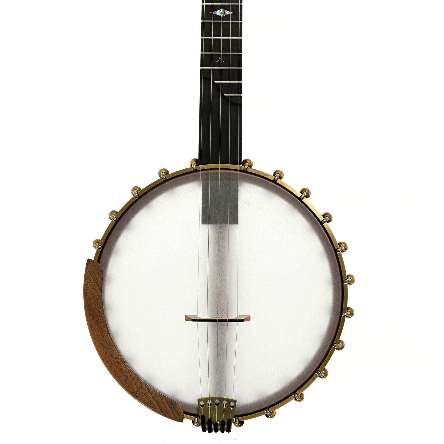 Front of Ome Jubilee 11" Openback Banjo, Maple Neck 