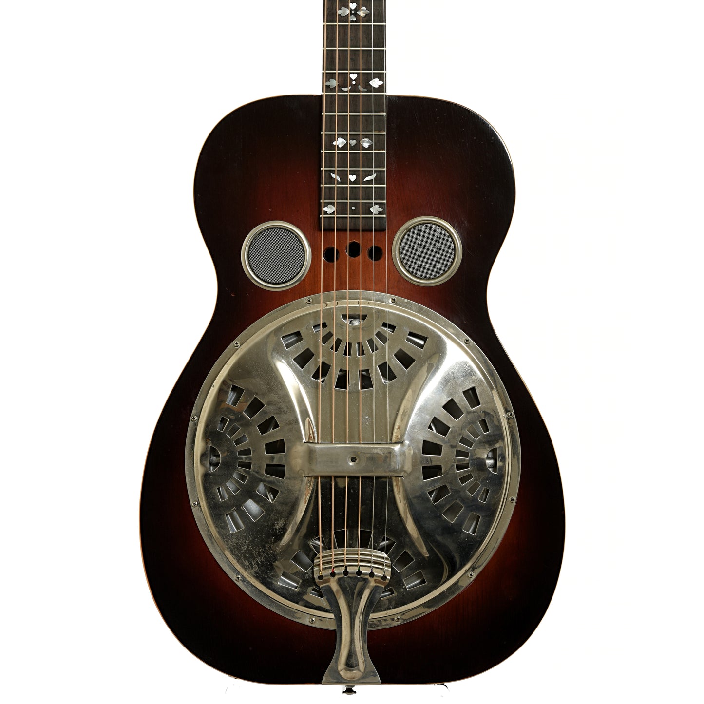 Front of Dobro 60DS Squareneck Resonator Guitar (1970)