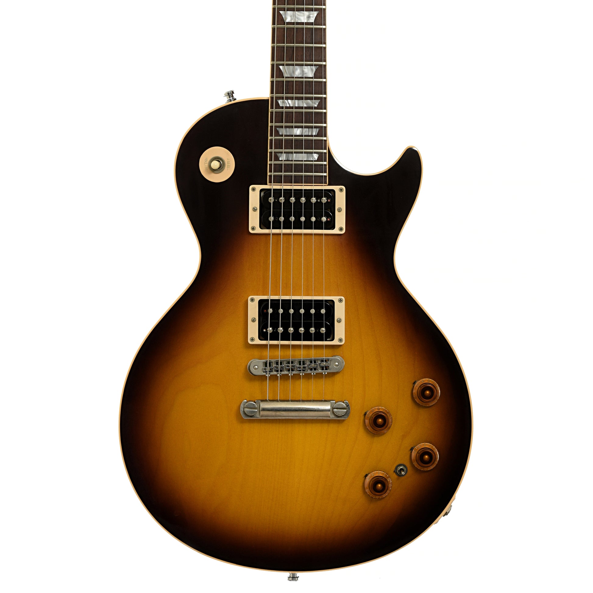 Front of Gibson Custom Shop Slash Signature Les Paul Standard Prototype Electric Guitar