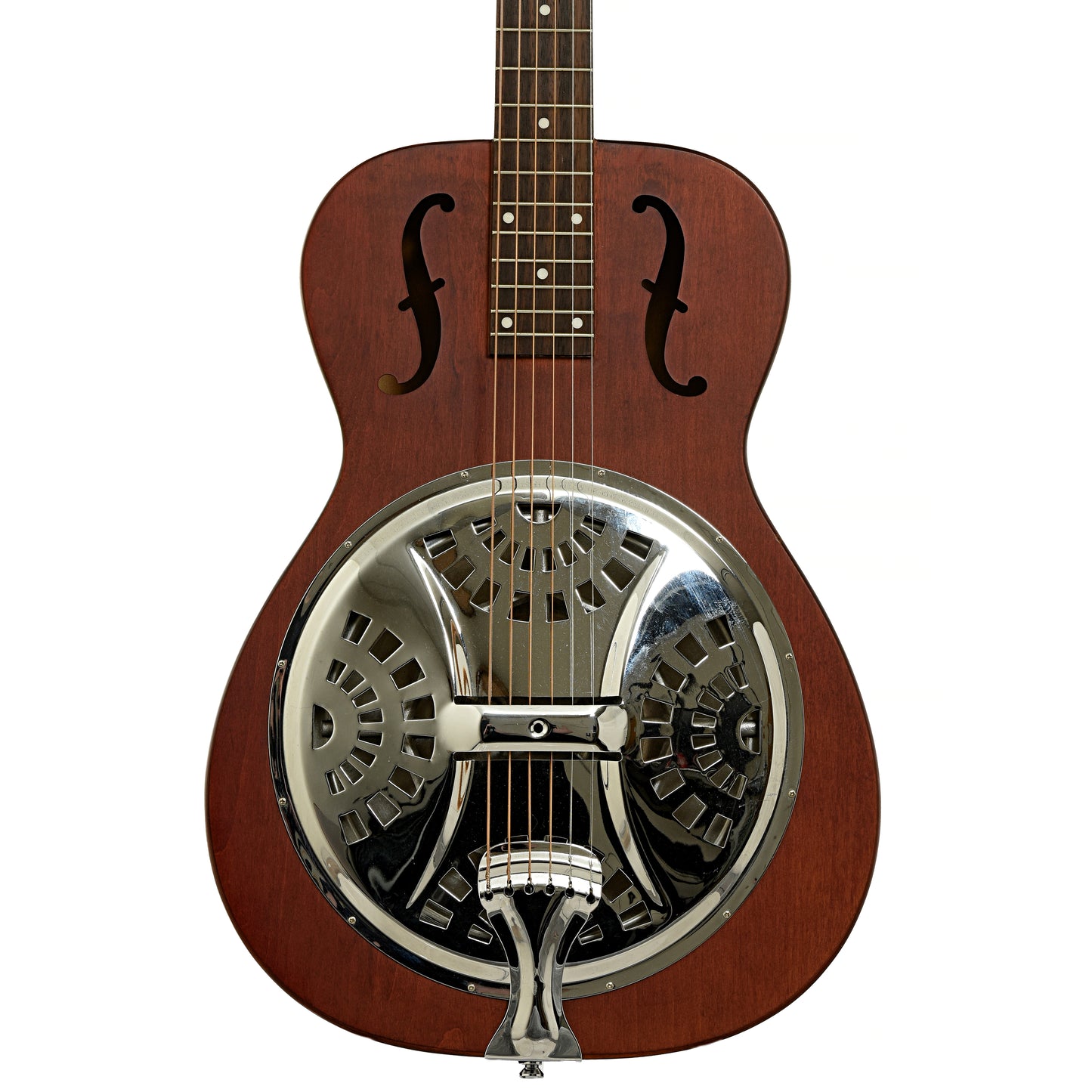 Front of Dobro Hound Dog Squareneck Resonator Guitar