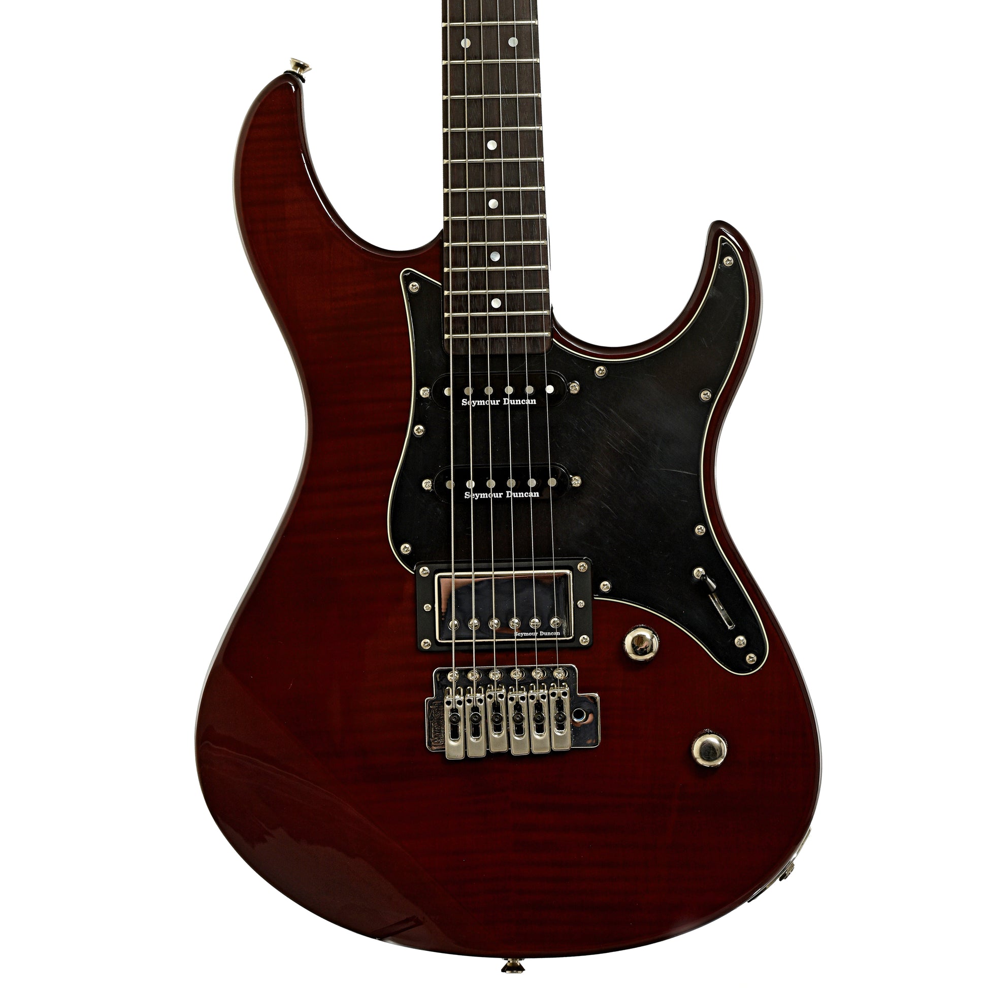 Front of Yamaha Pacifica 612VII FM Electric Guitar