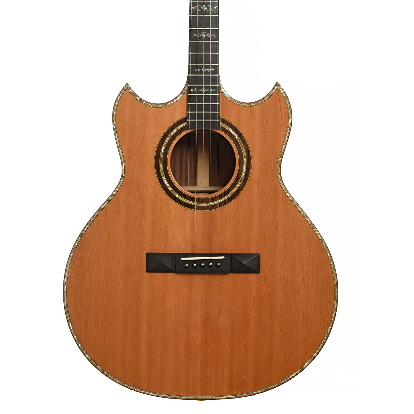 Front of Doc Fossey Model 2 Banjitar