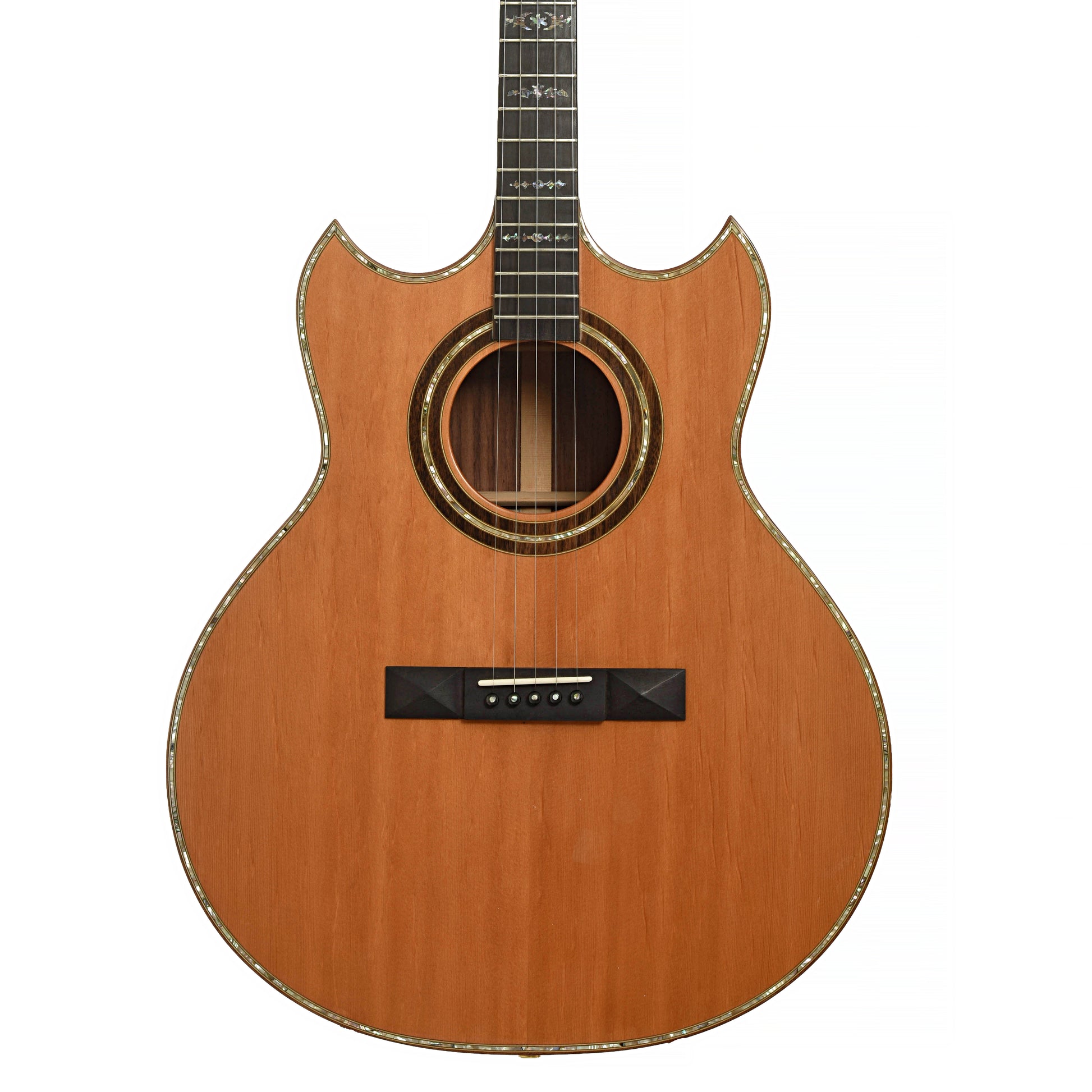 Front of Doc Fossey Model 2 Banjitar