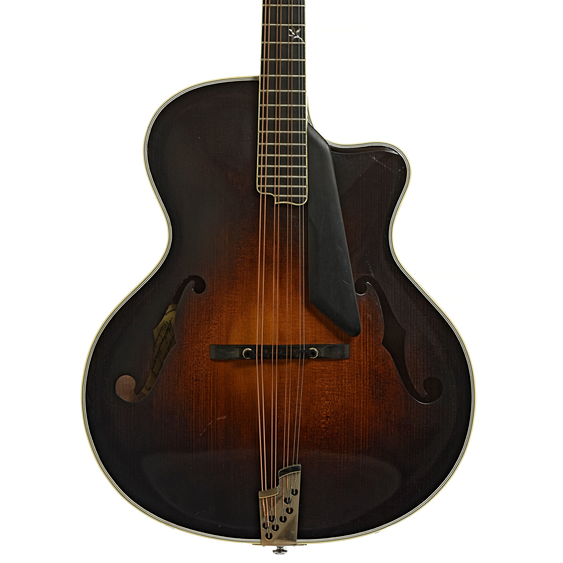 Front of Randy Wood Octave Mandolin 
