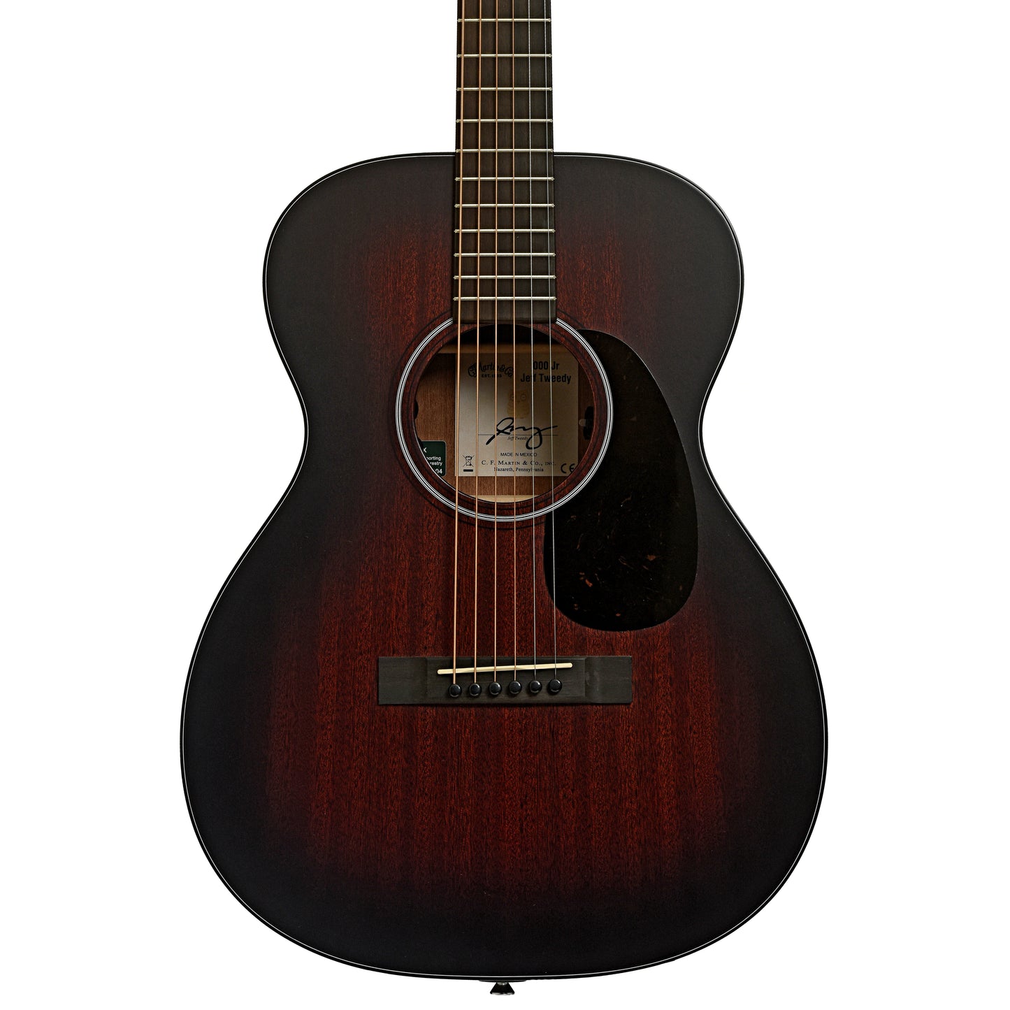 Front of Martin 000-JRE Jeff Tweedy Acoustic Guitar 