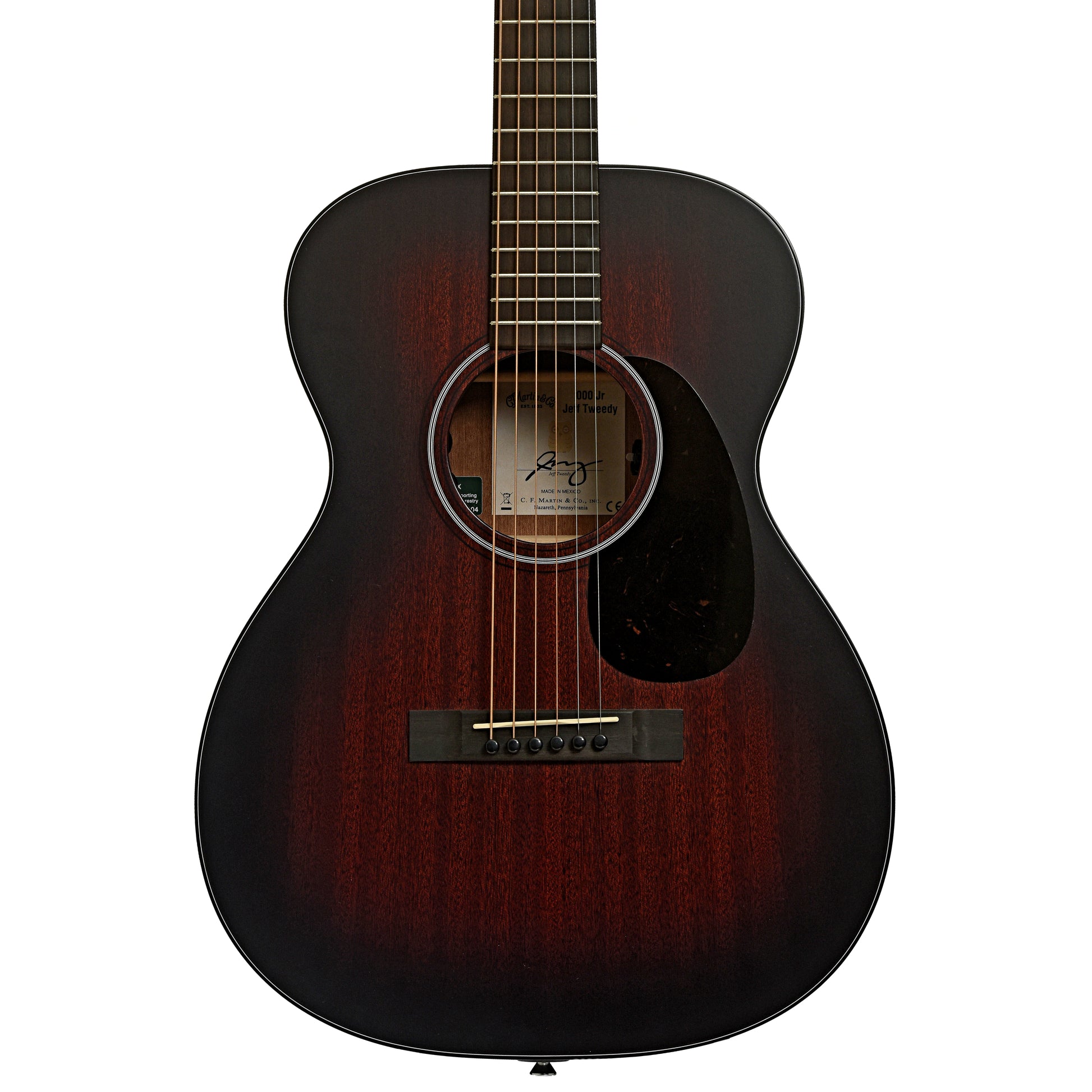 Front of Martin 000-JRE Jeff Tweedy Acoustic Guitar 