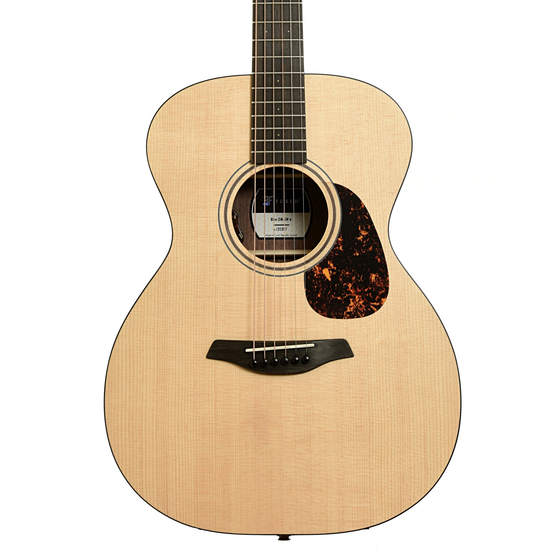 Front of Furch Blue OM-SW EAS Acoustic-Electric Guitar 