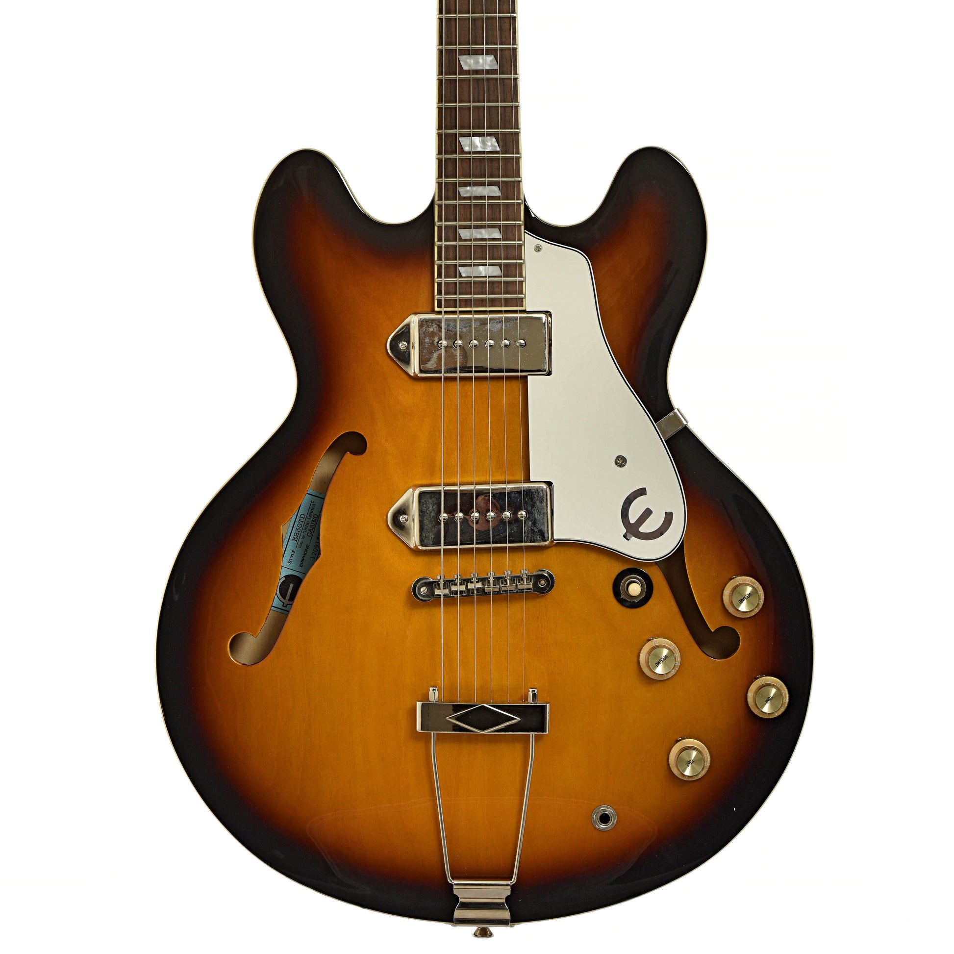 Front of Epiphone Inspired by John Lennon E230TD Casino Hollowbody Electric Guitar (2012)