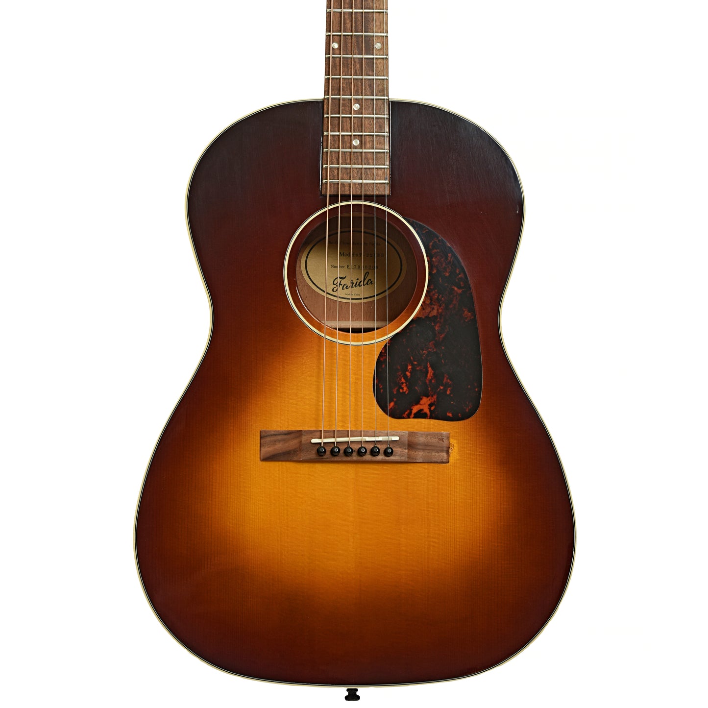 Front of Farida Old Town Series OT-22 VBS Acoustic Guitar