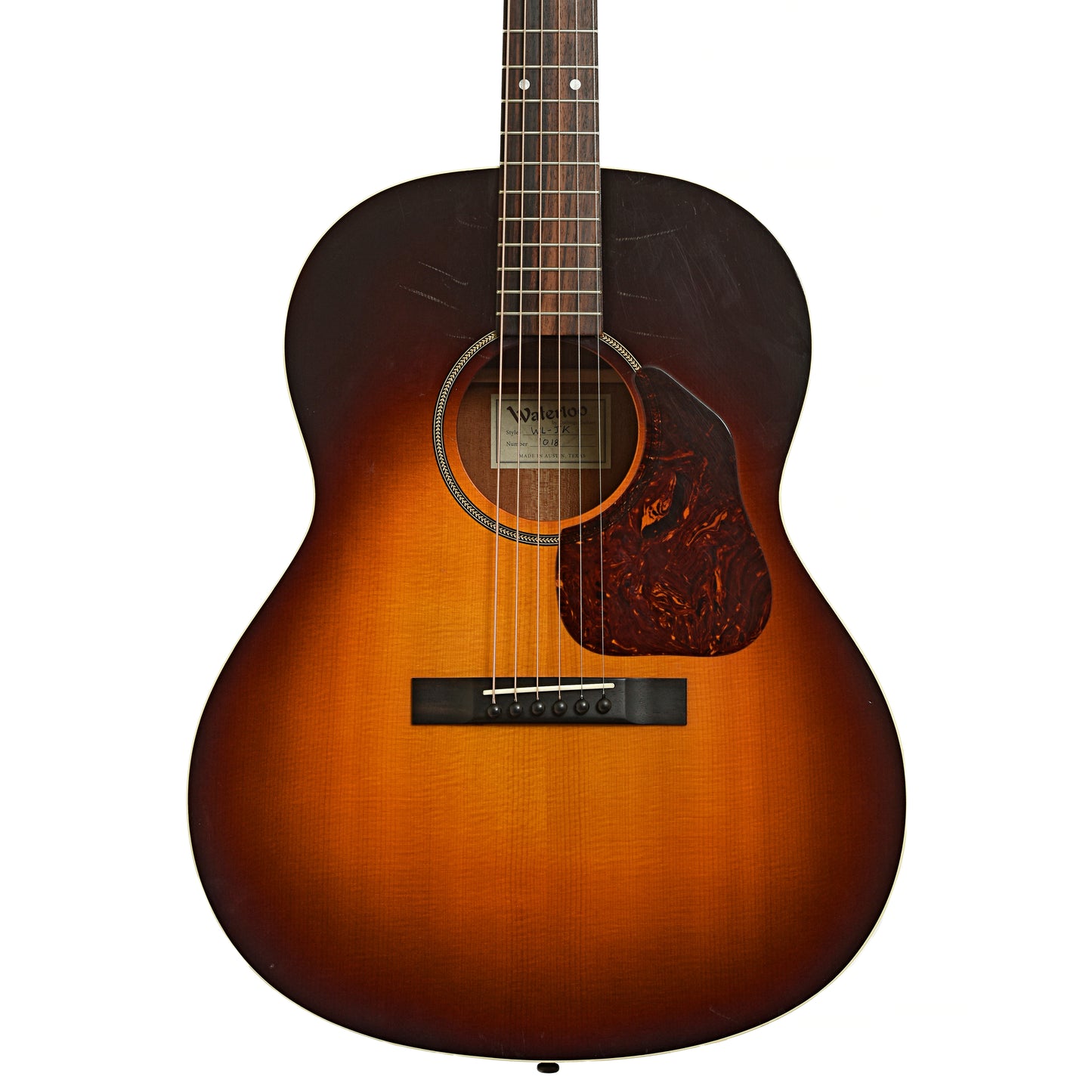 Front of Waterloo WL-JK Acoustic Guitar 