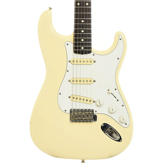 Front of Fender Squier Stratocaster Electric Guitar