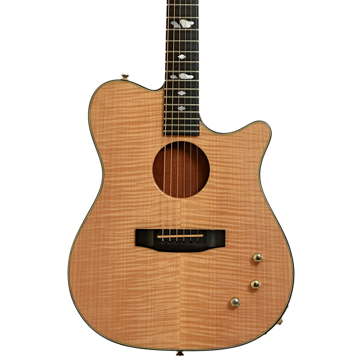 Front  of Carvin CC-275 Craig Chaquico Acoustic Guitar 