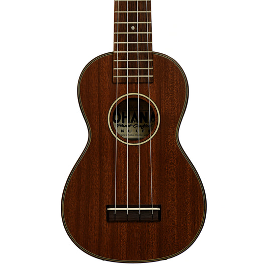 Front of Ohana SK-35S Soprano Ukulele