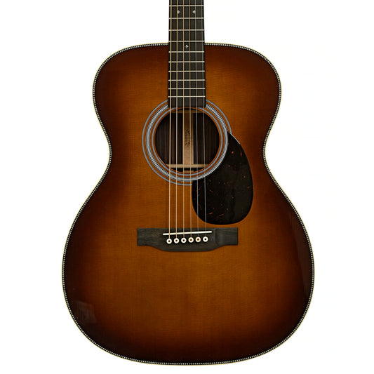 Front of Martin OM-28 Ambertone Acoustic Guitar