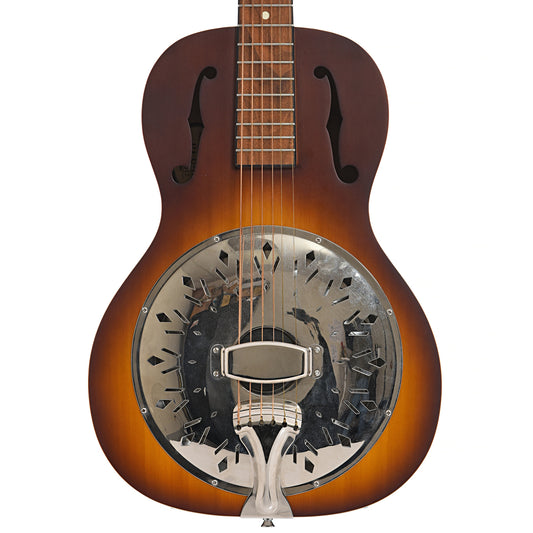 Front of RHP-R1-TS Dirty 30's Resonator Guitar