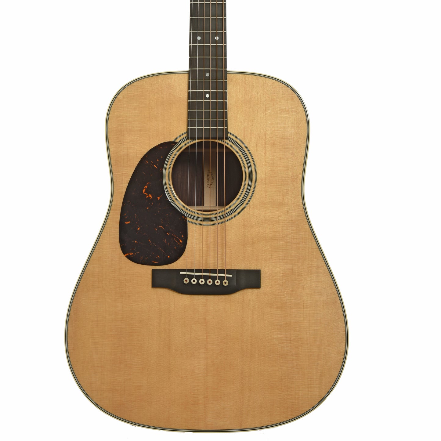 Front of Martin D-28L Lefthanded Acoustic Guitar