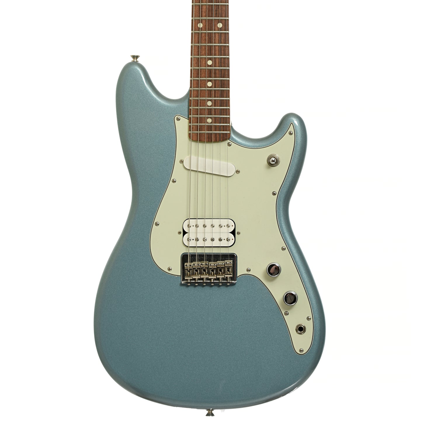 Front of Fender Duo-Sonic Electric Guitar 