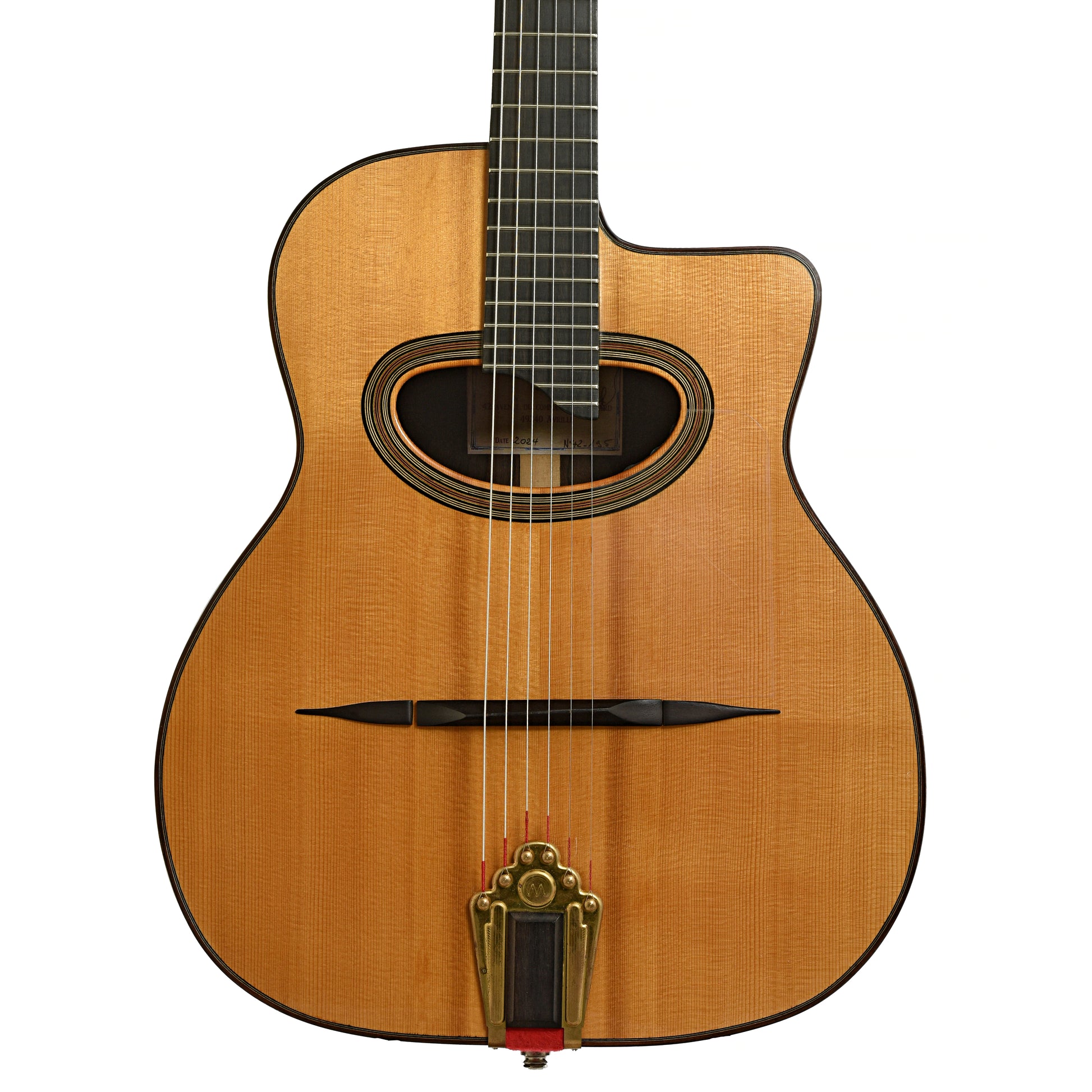 Front of Jean Noel Lebreton Hot Club Acoustic Guitar