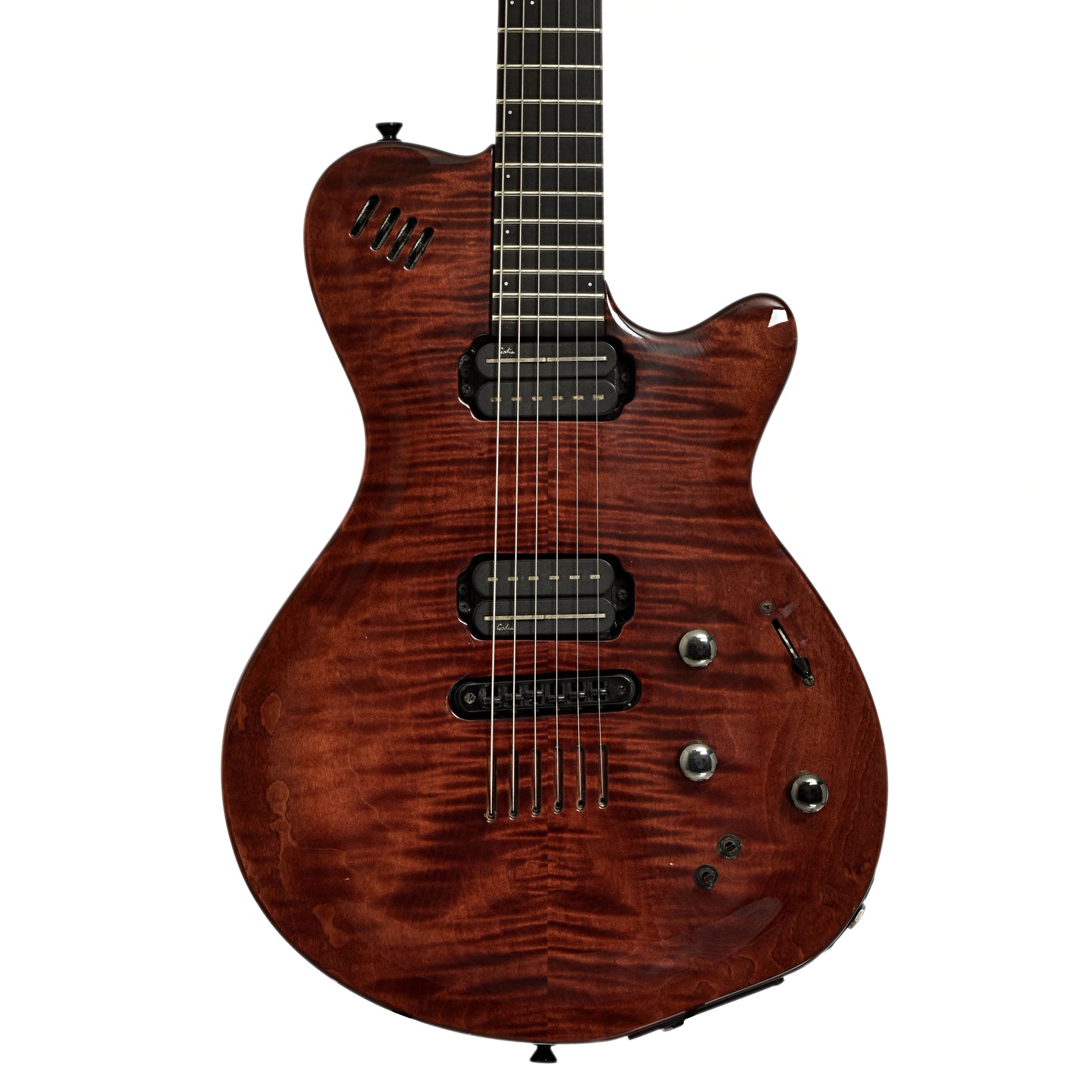 Front of Godin LGX-SA with Synth Access Electric Guitar 