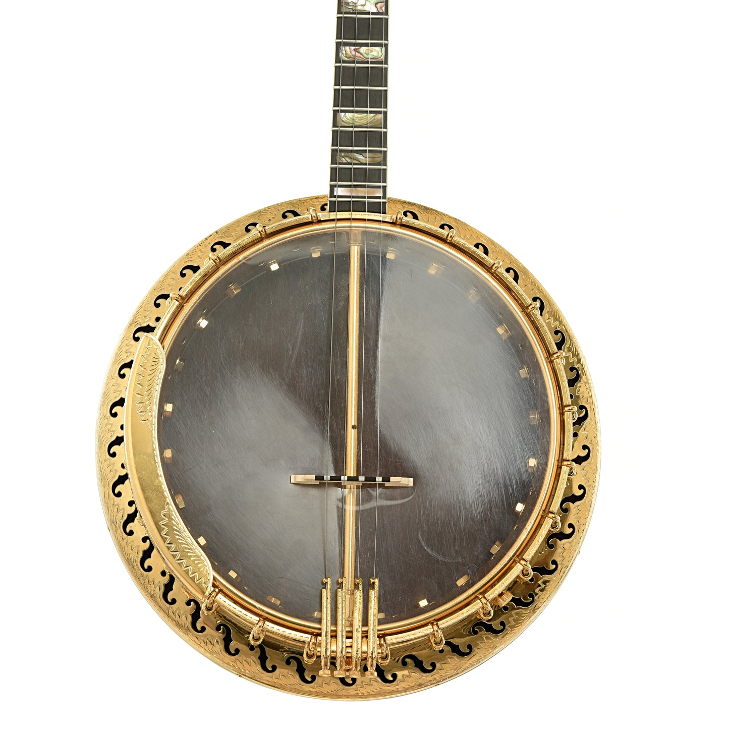 Front of Ome Grand Artist Classic Jazz Tenor Banjo 