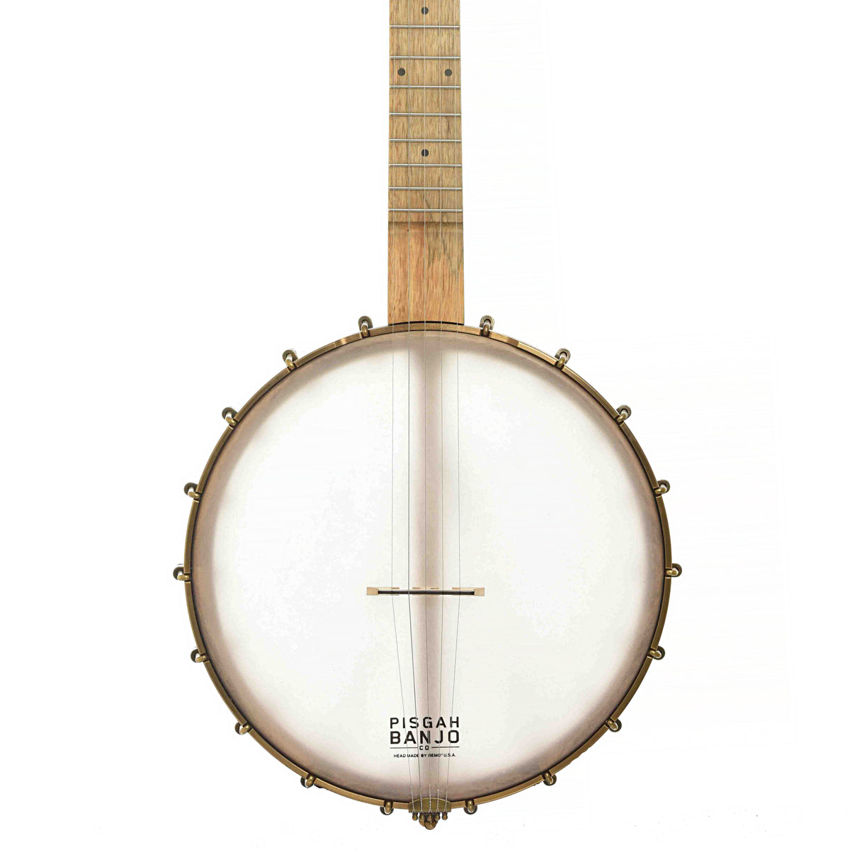 Front of Pisgah Possum 12in Cherry Openback Banjo