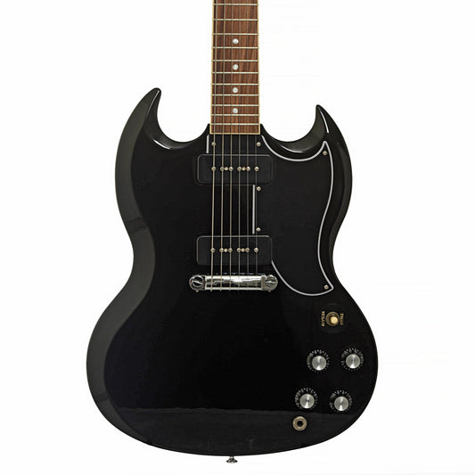 Front of Gibson SG Special Electric Guitar & Case, Ebony
