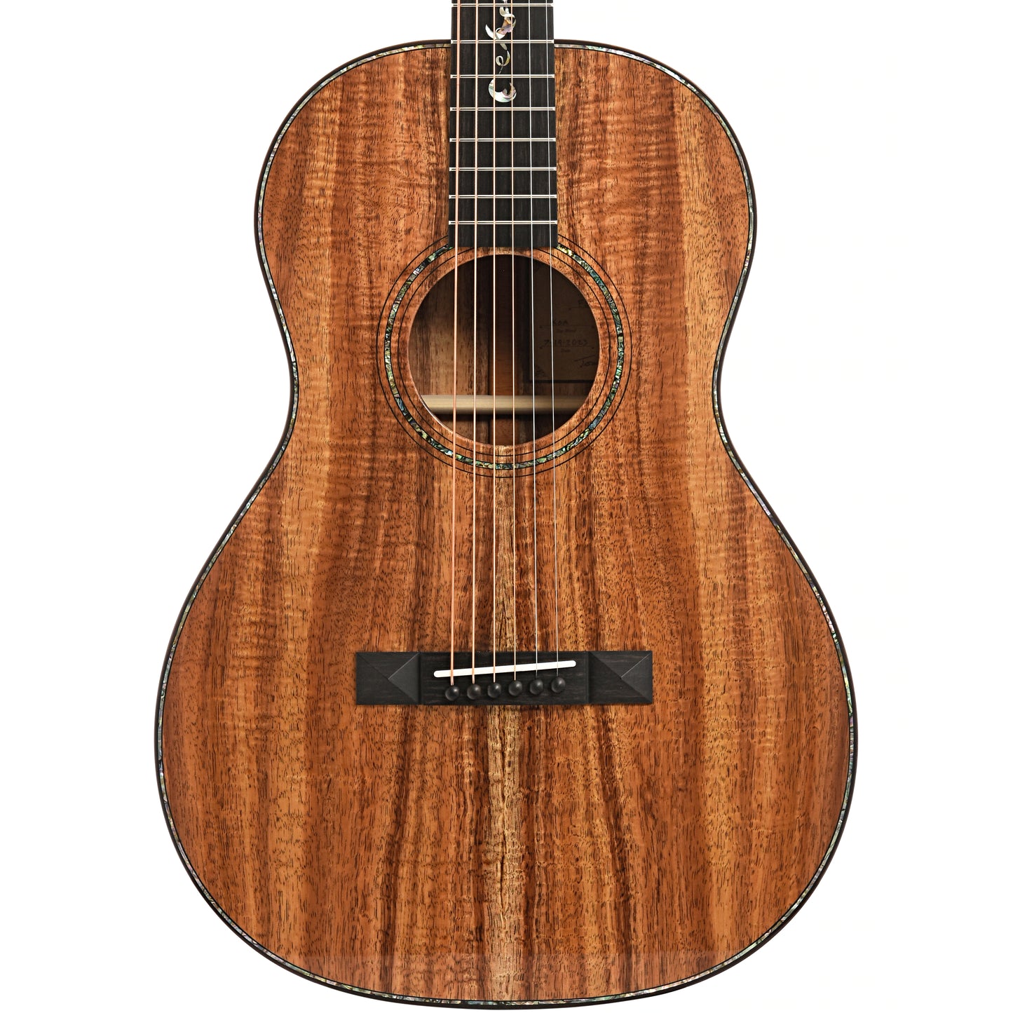 Front of Bedell Limited Edition Fireside Parlor Koa
