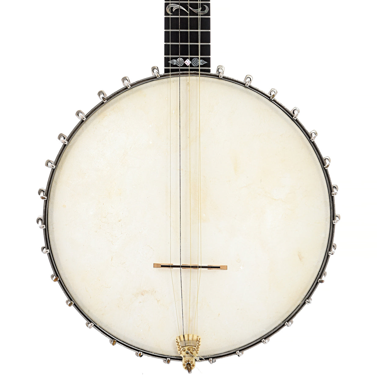 Front of A.C. Fairbanks Electric #3 Openback Banjo (c.1892-93)