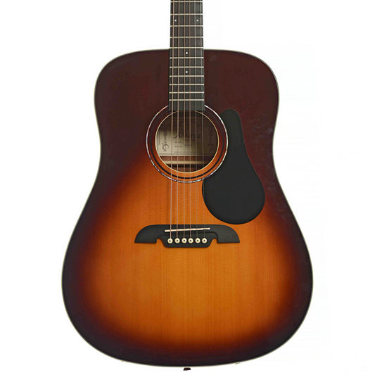 Front of Alvarez RD26SB Sunburst Dreadnought Acoustic Guitar
