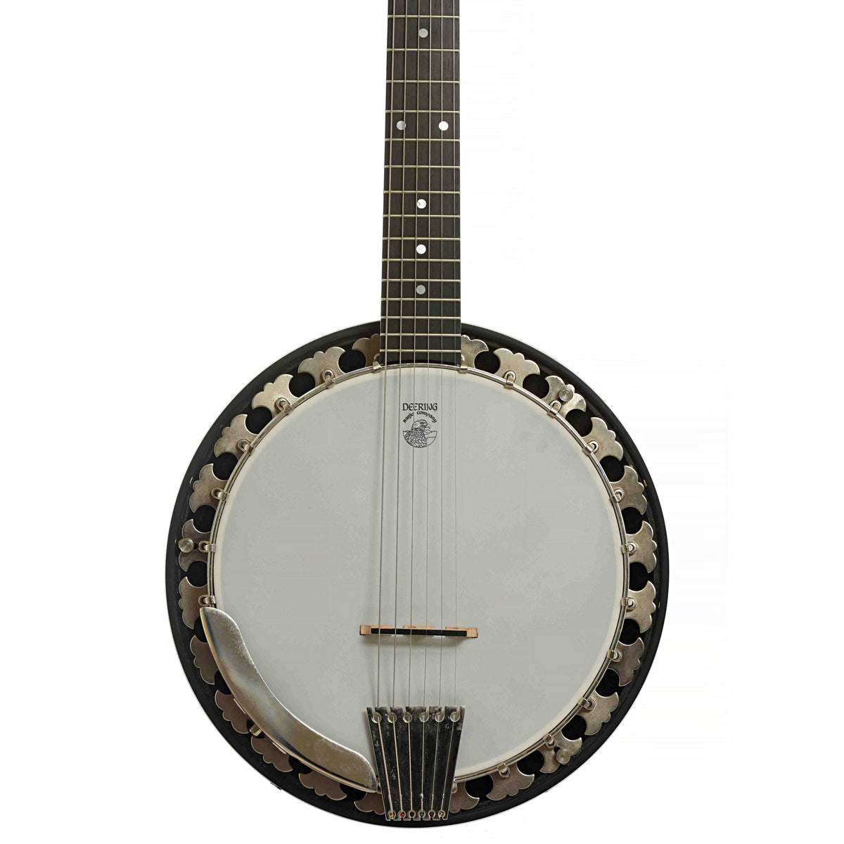 Front of Deering Boston 6 Banjo-Guitar