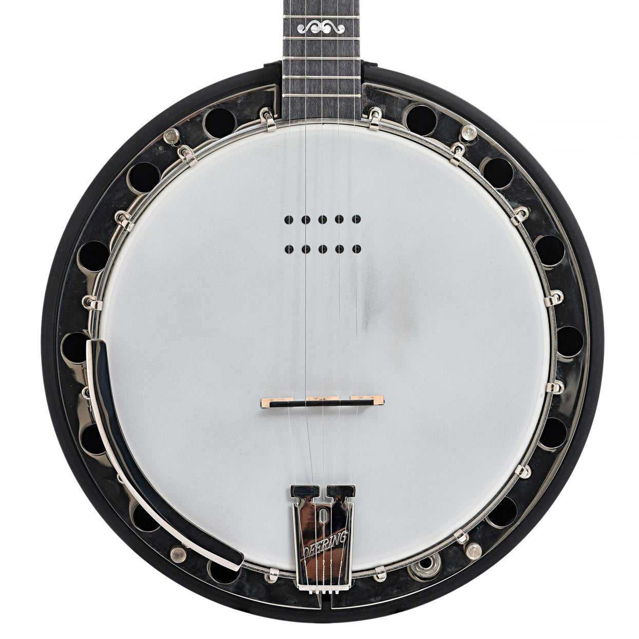 Front of Deering Artisan Goodtime Special Resonator Banjo
