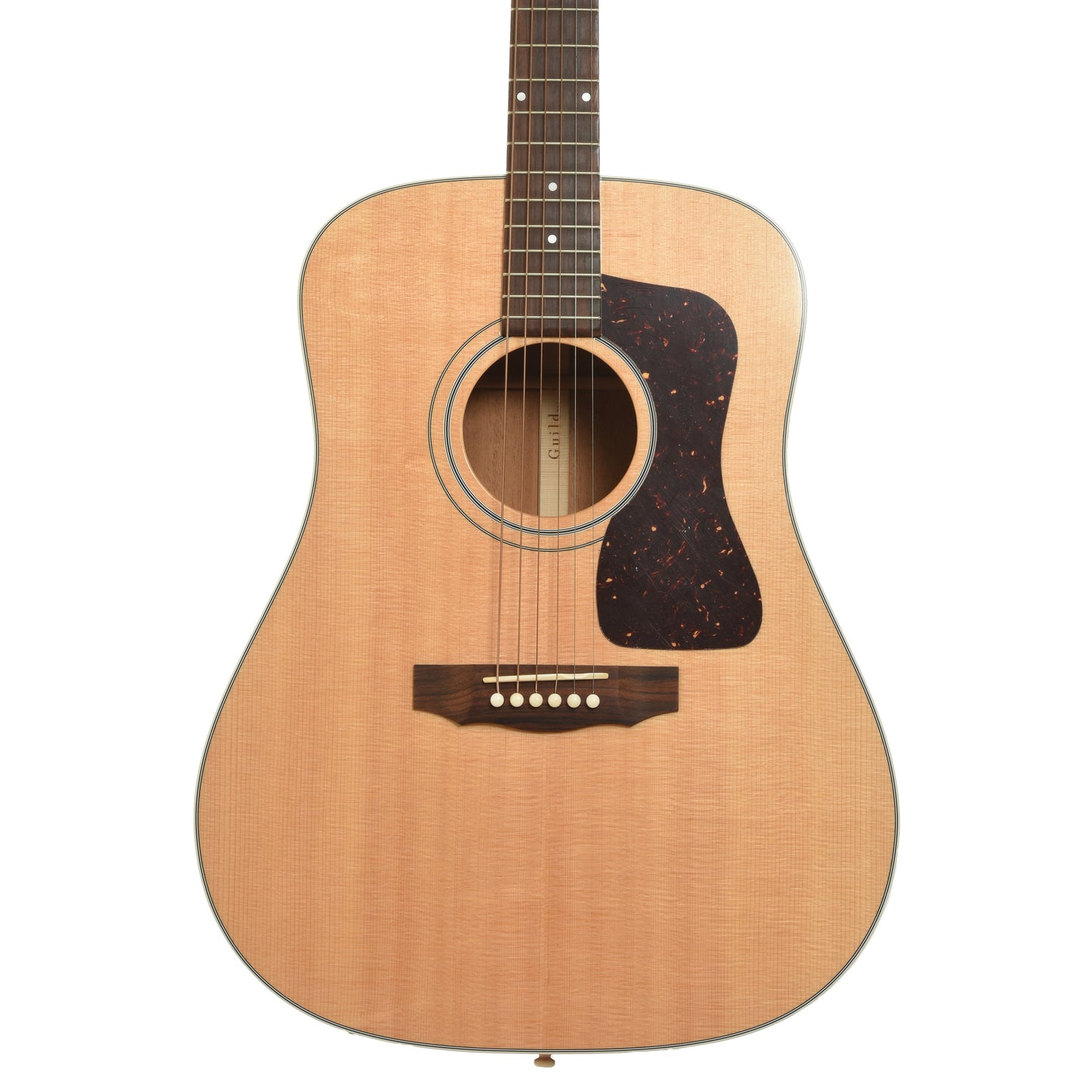 Front of Guild D-40 Standard Acoustic Guitar