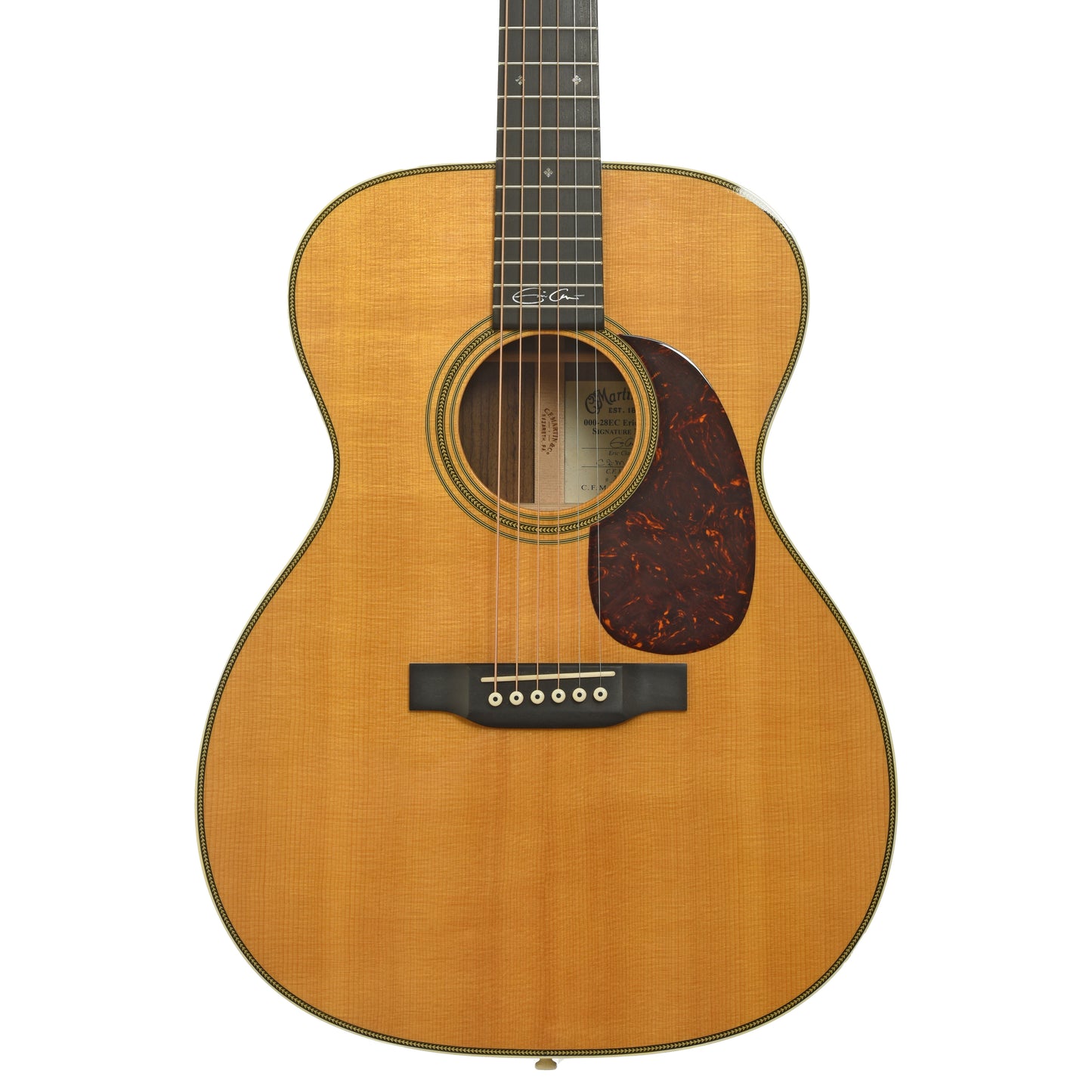 Front of Martin 000-28EC Eric Clapton Acoustic Guitar 