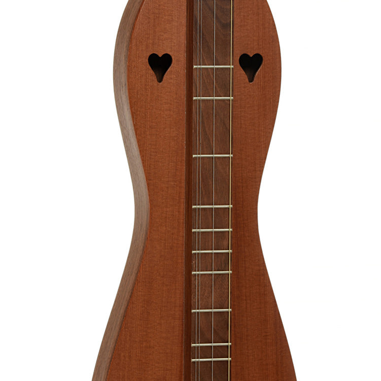 Waist of McSpadden 4FGWR Ginger Appalachian Dulcimer 