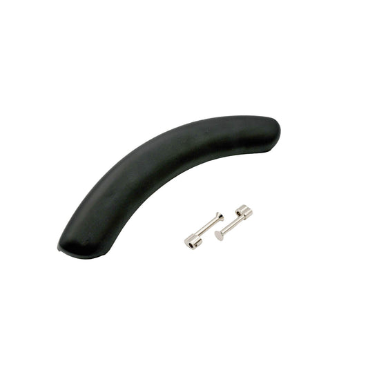 Front of Gold Tone Little Mountain Armrest Black Corian