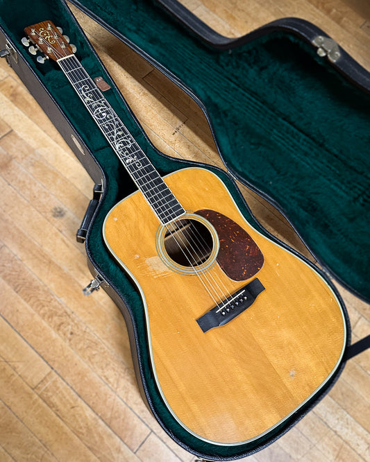 Showroom photo of Martin D-35 with Custom Neck (early 1970s)