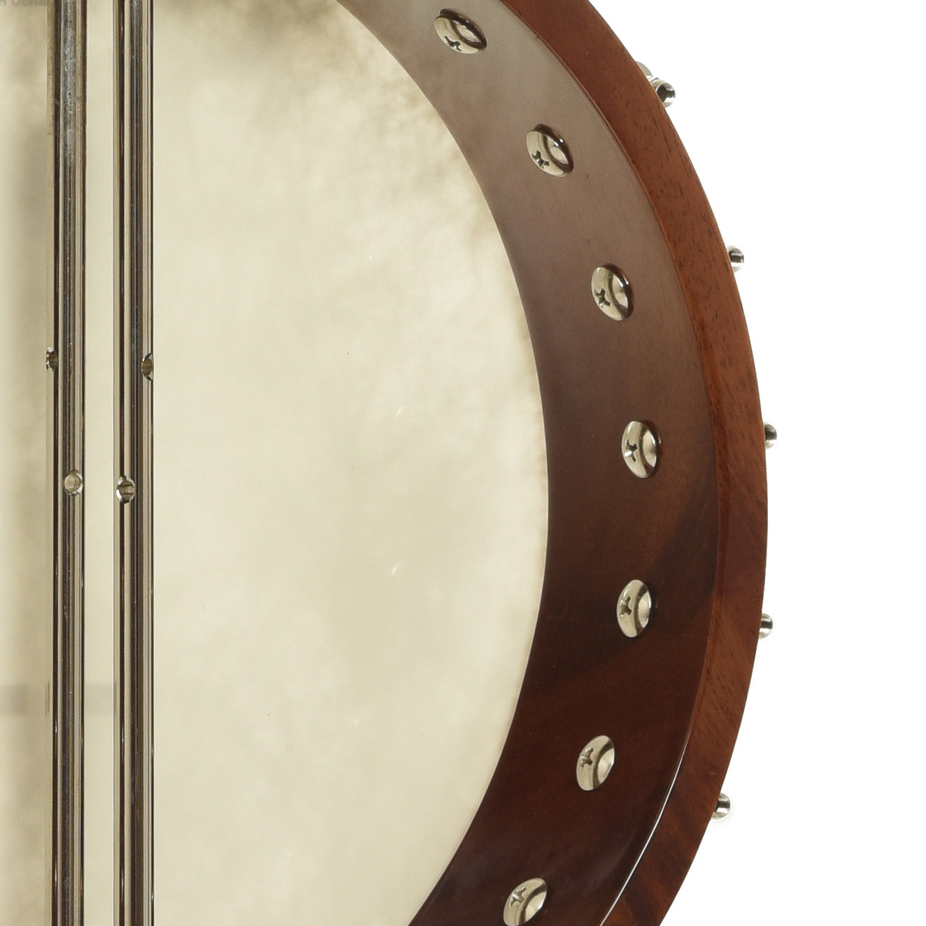 inside rim of Epiphone Mastertone Bowtie Openback Banjo 