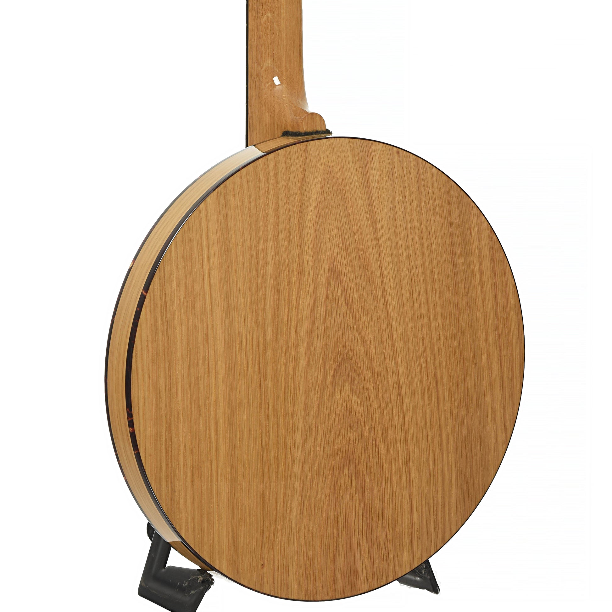 Back and side of Deering 40th Anniversary White Oak Resonator Banjo 