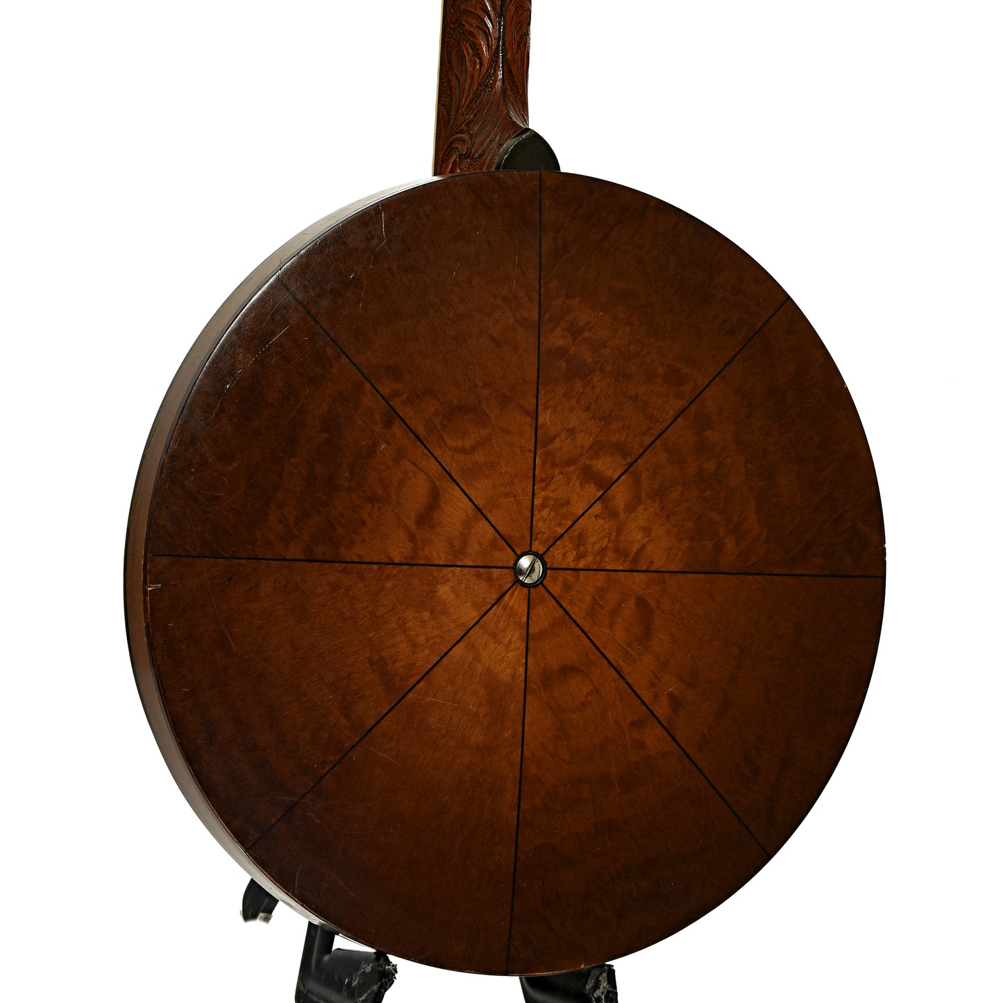 Back and side of Vega Vegaphone Professional Plectrum Banjo