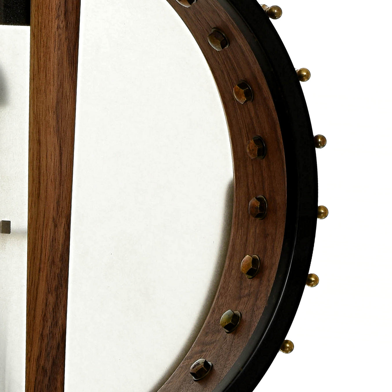 Inside rim of Ome Juniper 12" Openback Banjo