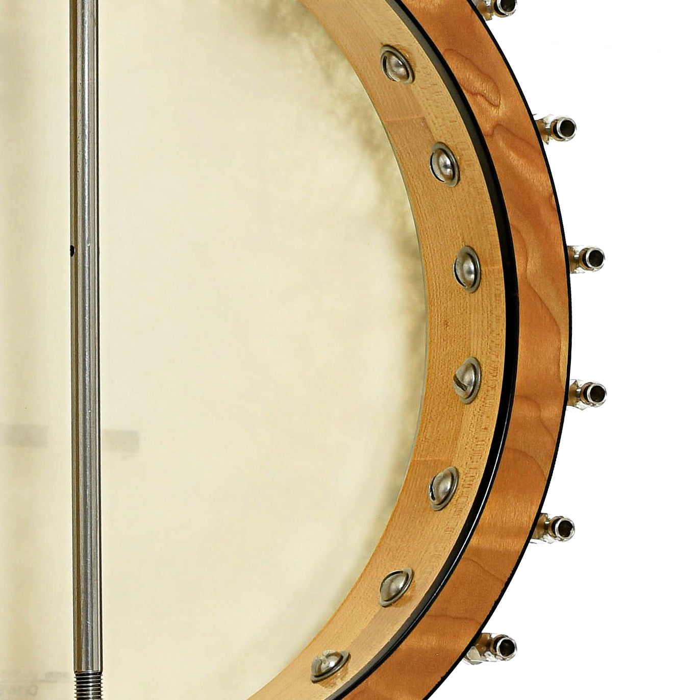Inside rim of Wildwood Minstrel Open Back Banjo