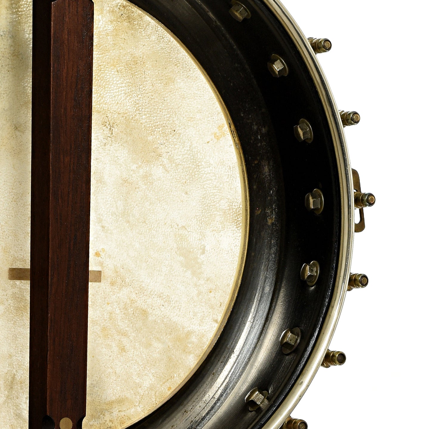 Inside rim of Buckbee-Style Open Back Banjo