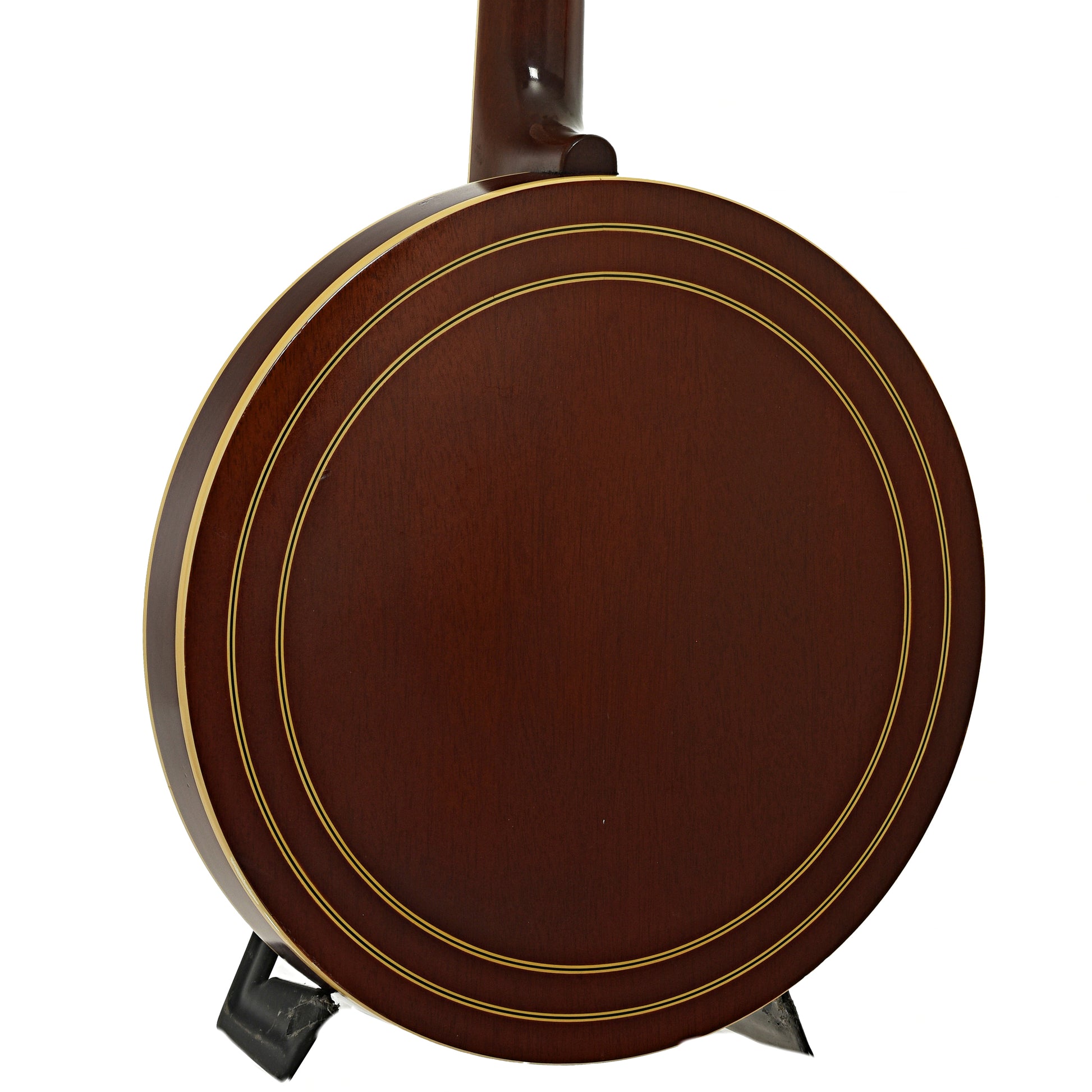 Back and side of Huber Sammy Shelor Resonator Banjo